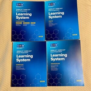 SHRM Learning System 2025 Exam Preparation Books